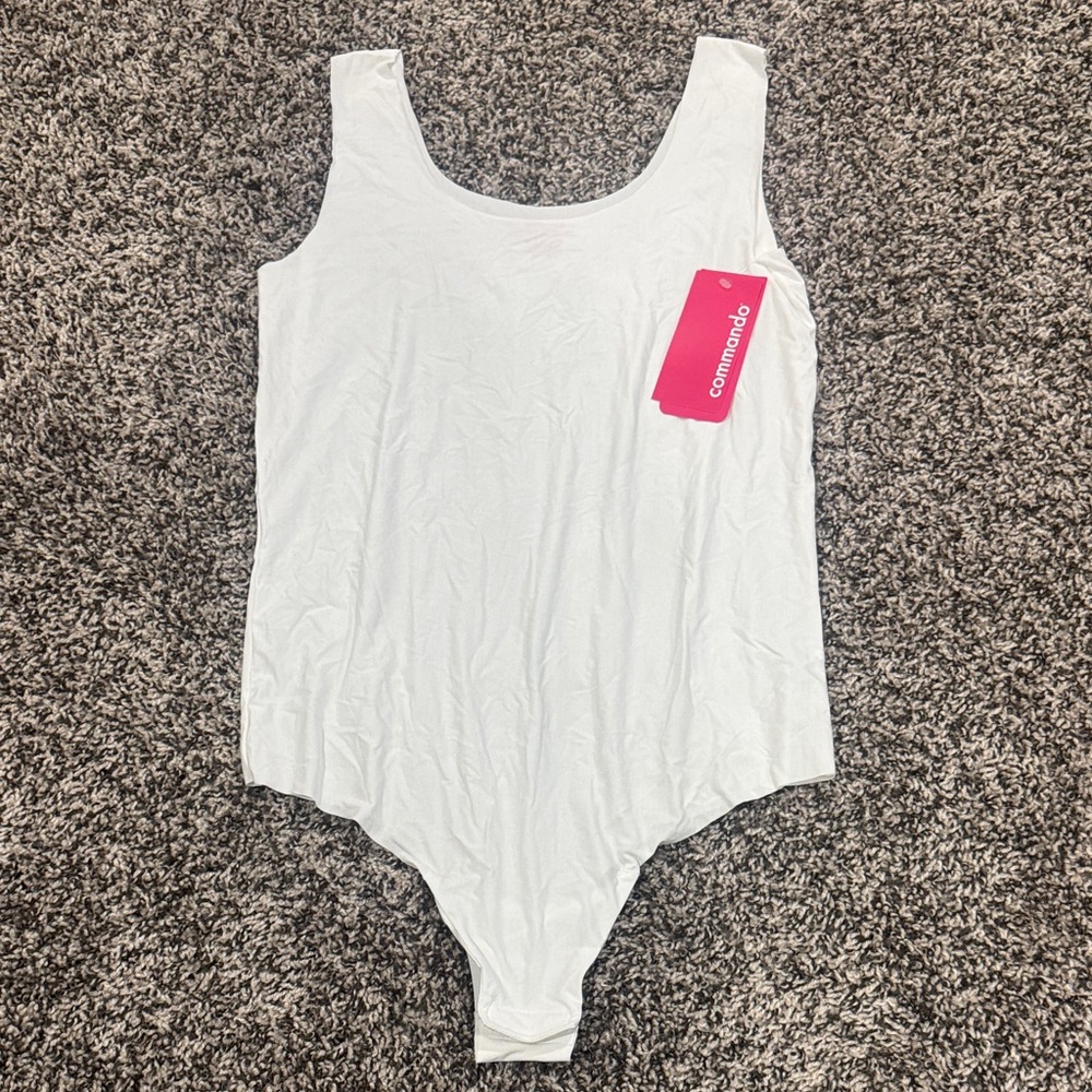Commando Classic White butter tank Bodysuit